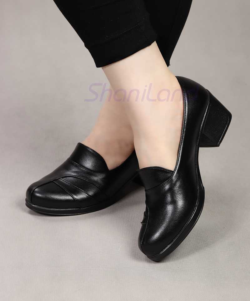 کفش پاشنه دار زیره طبی کد 23297