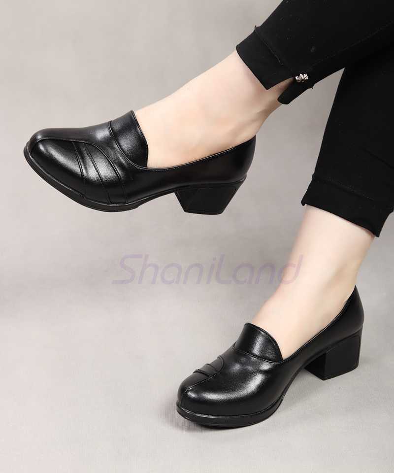 کفش پاشنه دار زیره طبی کد 23297