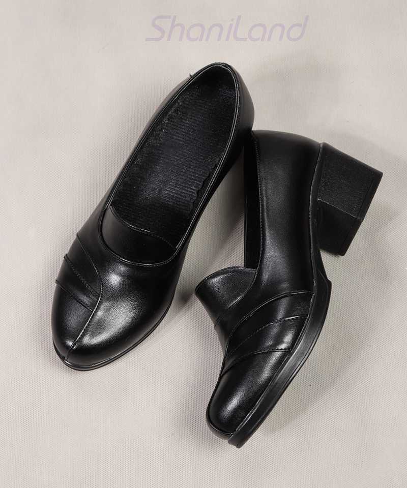 کفش پاشنه دار زیره طبی کد 23297