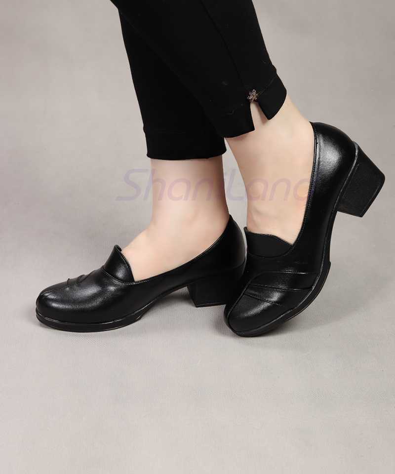 کفش پاشنه دار زیره طبی کد 23297