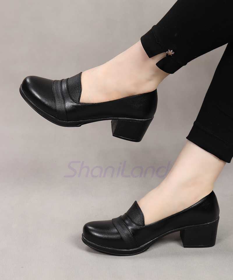 کفش پاشنه دار زیره طبی کد 23300