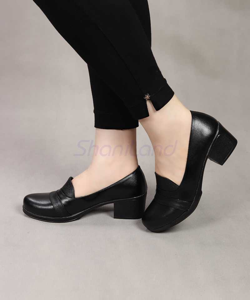 کفش پاشنه دار زیره طبی کد 23300
