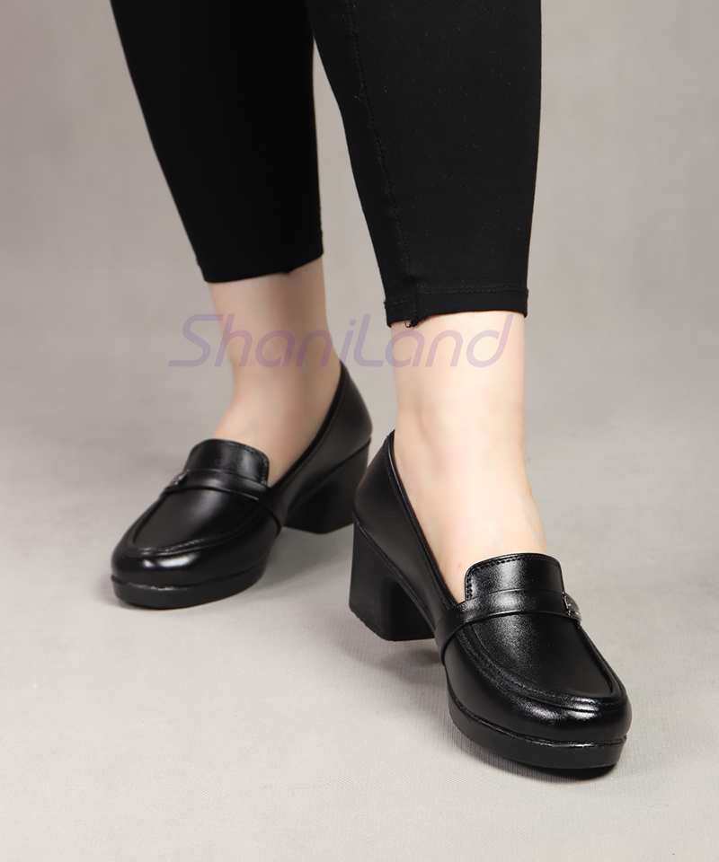 کفش پاشنه دار زیره طبی کد 23327