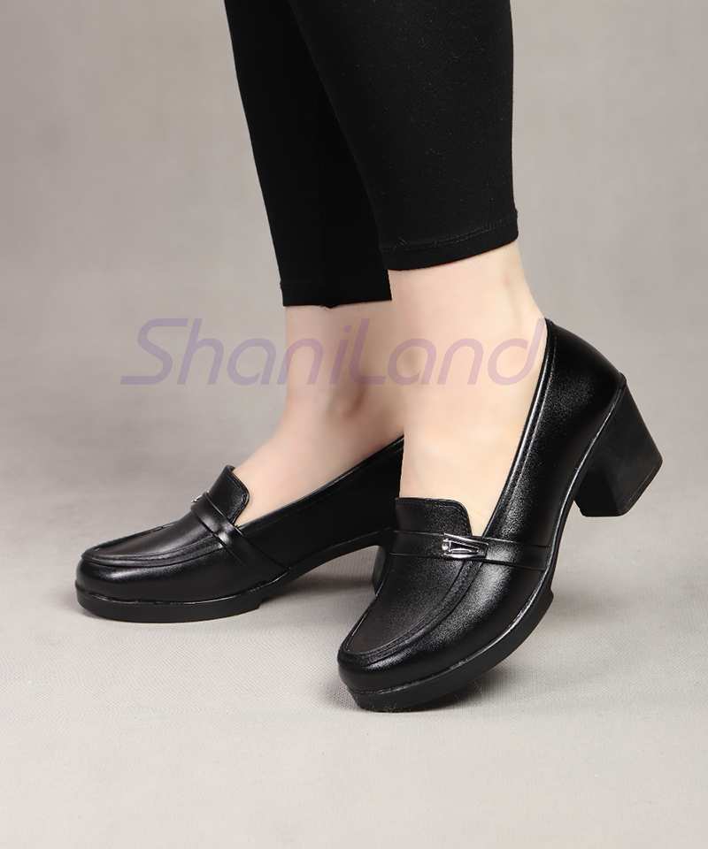 کفش پاشنه دار زیره طبی کد 23327