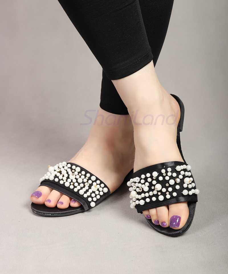 صندل روفرشی مرواریدی کد 26431