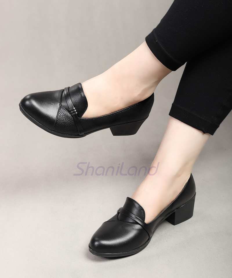 کفش پاشنه دار زیره طبی کد 23343