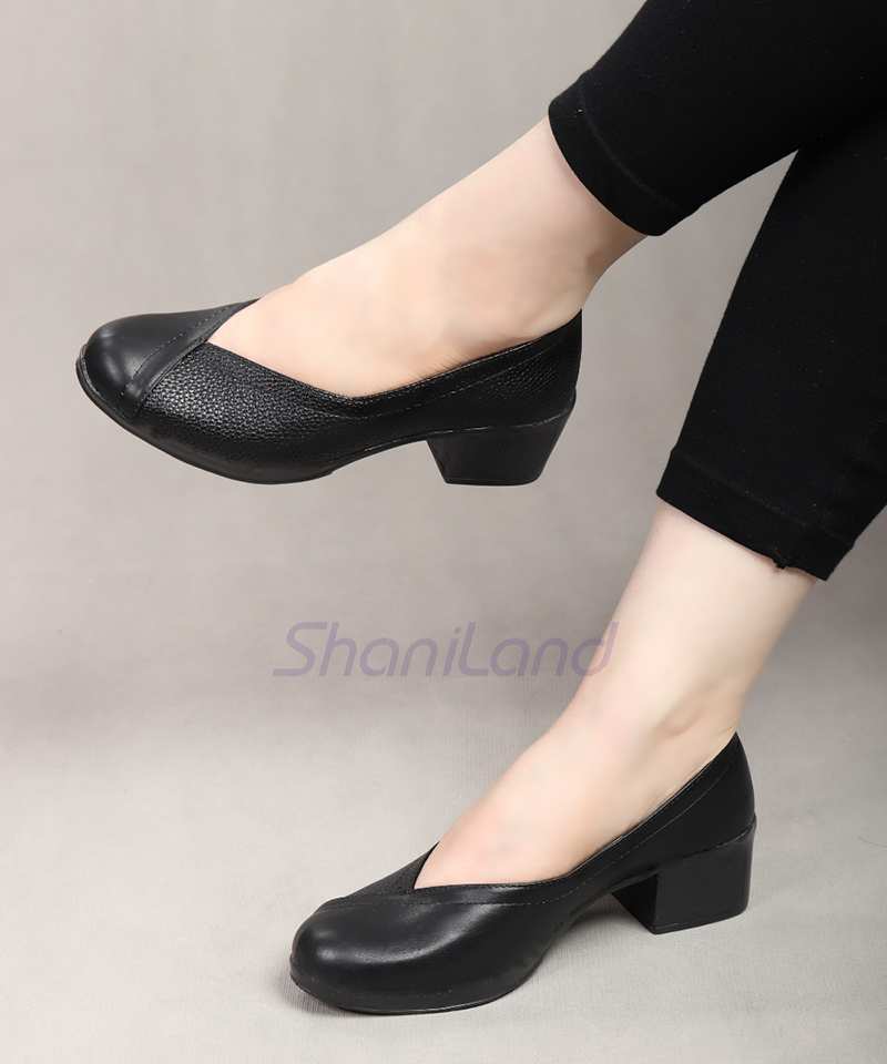 کفش پاشنه دار زیره طبی کد 23345