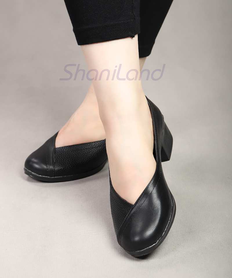 کفش پاشنه دار زیره طبی کد 23345