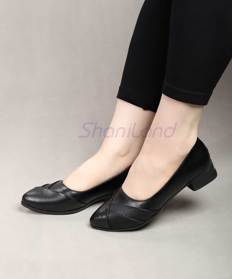 کفش پاشنه دار زیره طبی مدل عروسکی کد 23348