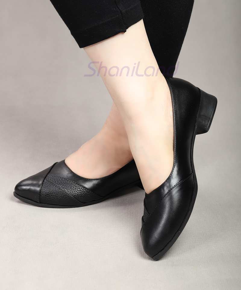 کفش پاشنه دار زیره طبی مدل عروسکی کد 23348