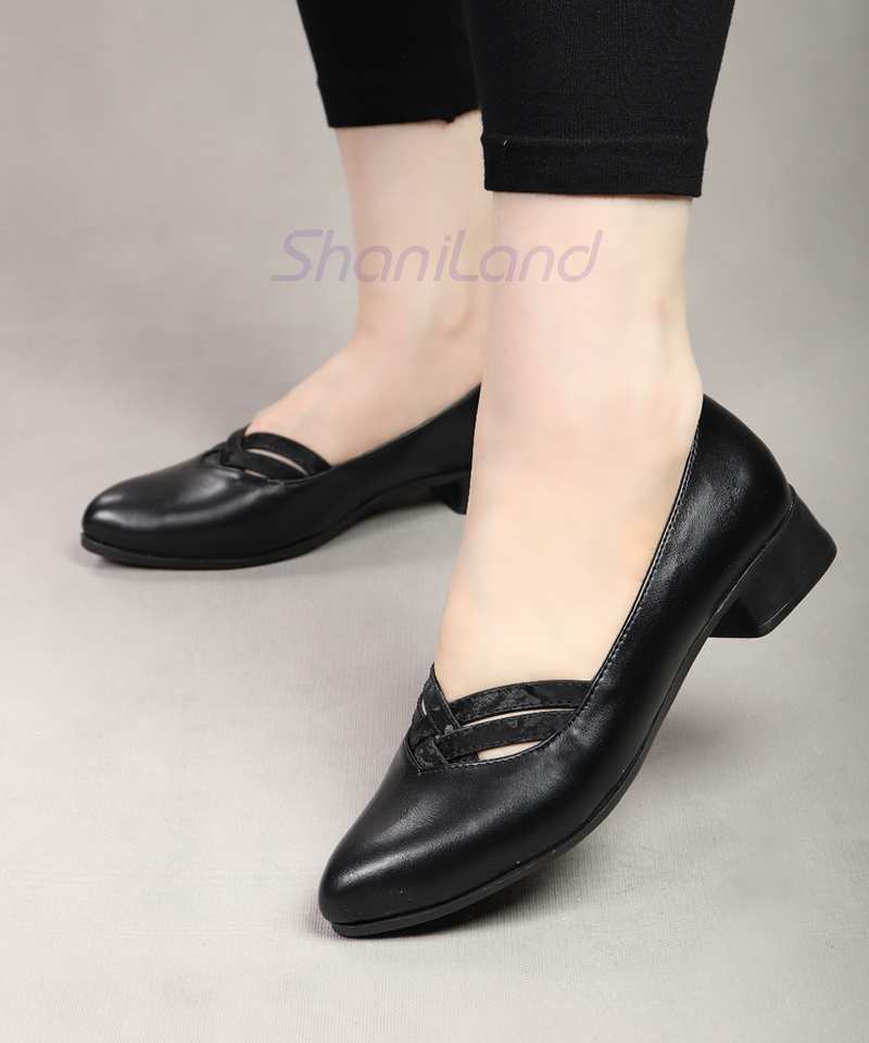 کفش پاشنه دار زیره طبی مدل حصیری کد 23350