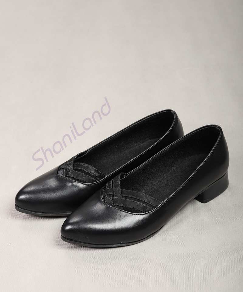 کفش پاشنه دار زیره طبی مدل حصیری کد 23350