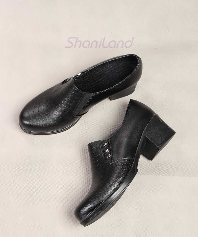 کفش پاشنه دار بغل کش ستاره ای کد 23373
