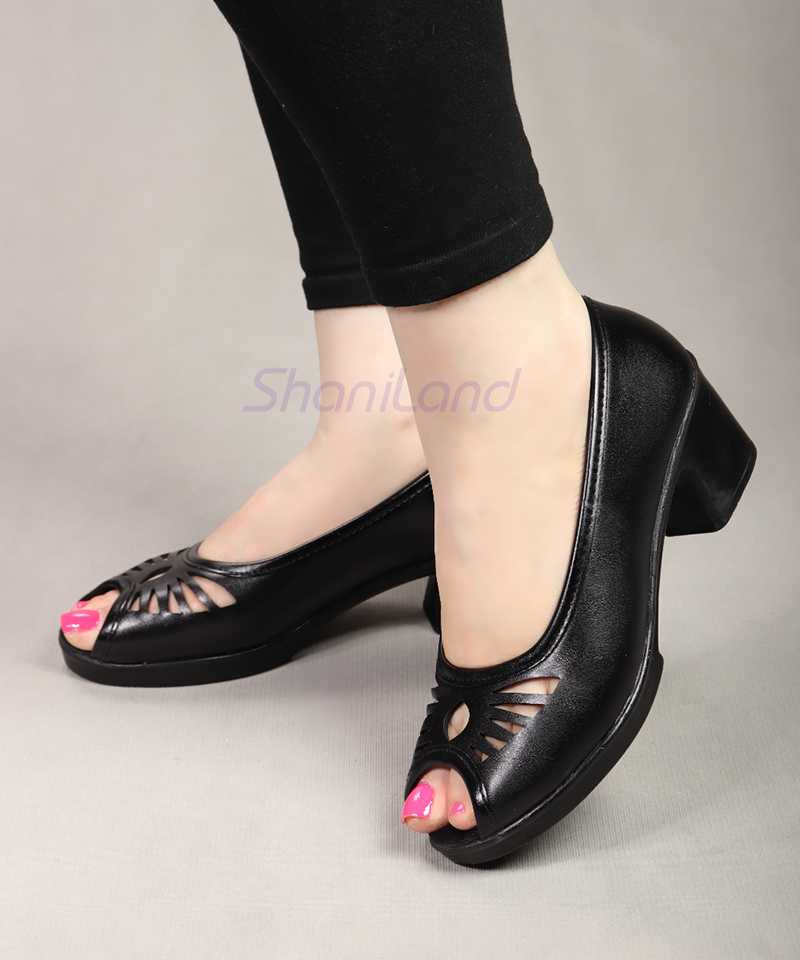 کفش زنانه لژدار زیره طبی لیزری کد 23386