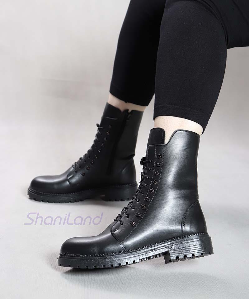 نیم بوت بغل زیپ مدل ورساچه کد 2194