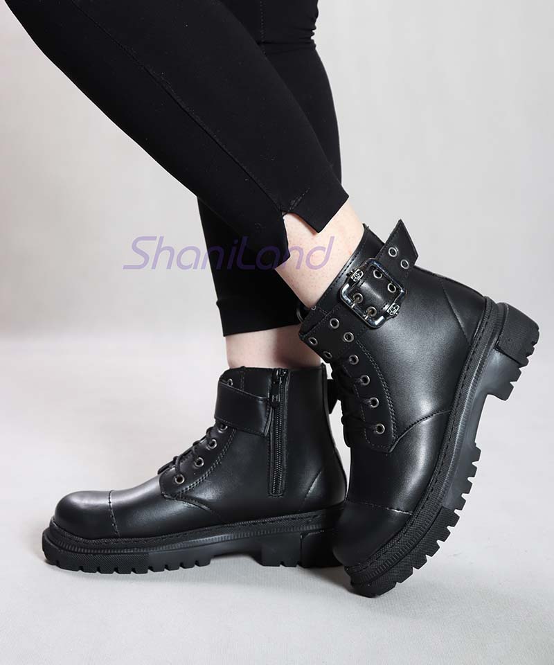 نیم بوت زیره طبی بغل سگک کد 21105