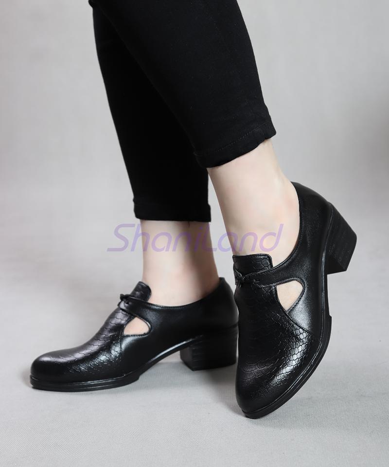 کفش تک بند  پاشنه دار کد 23448