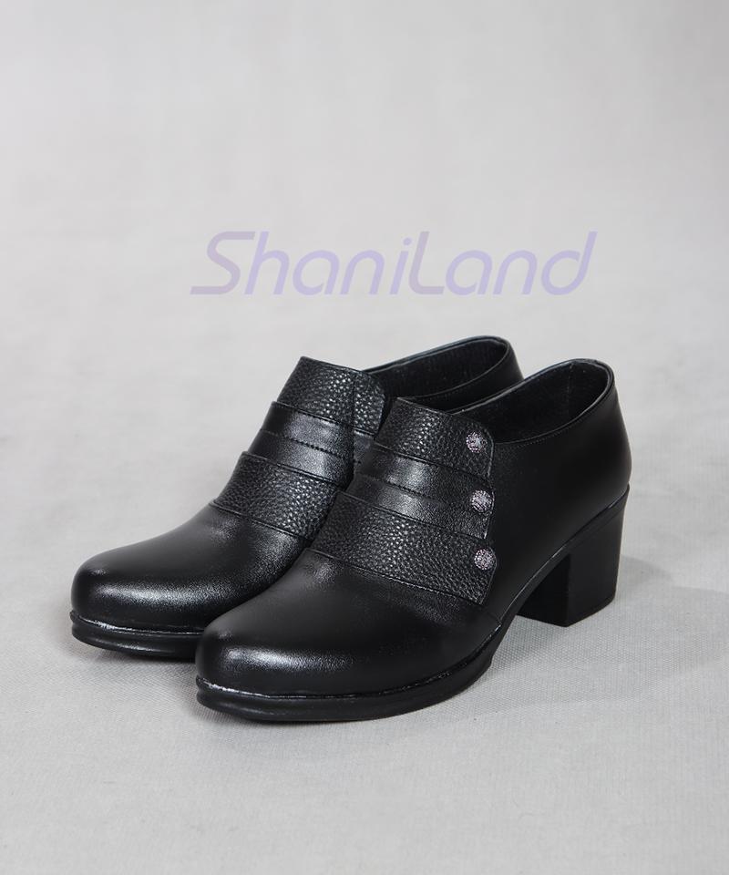 کفش طبی بغل کش مدل نگینی کد 2250