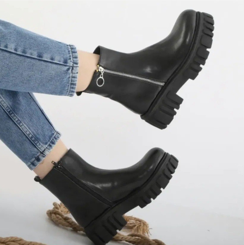 نیم بوت زیب دوطرفه کد 21132