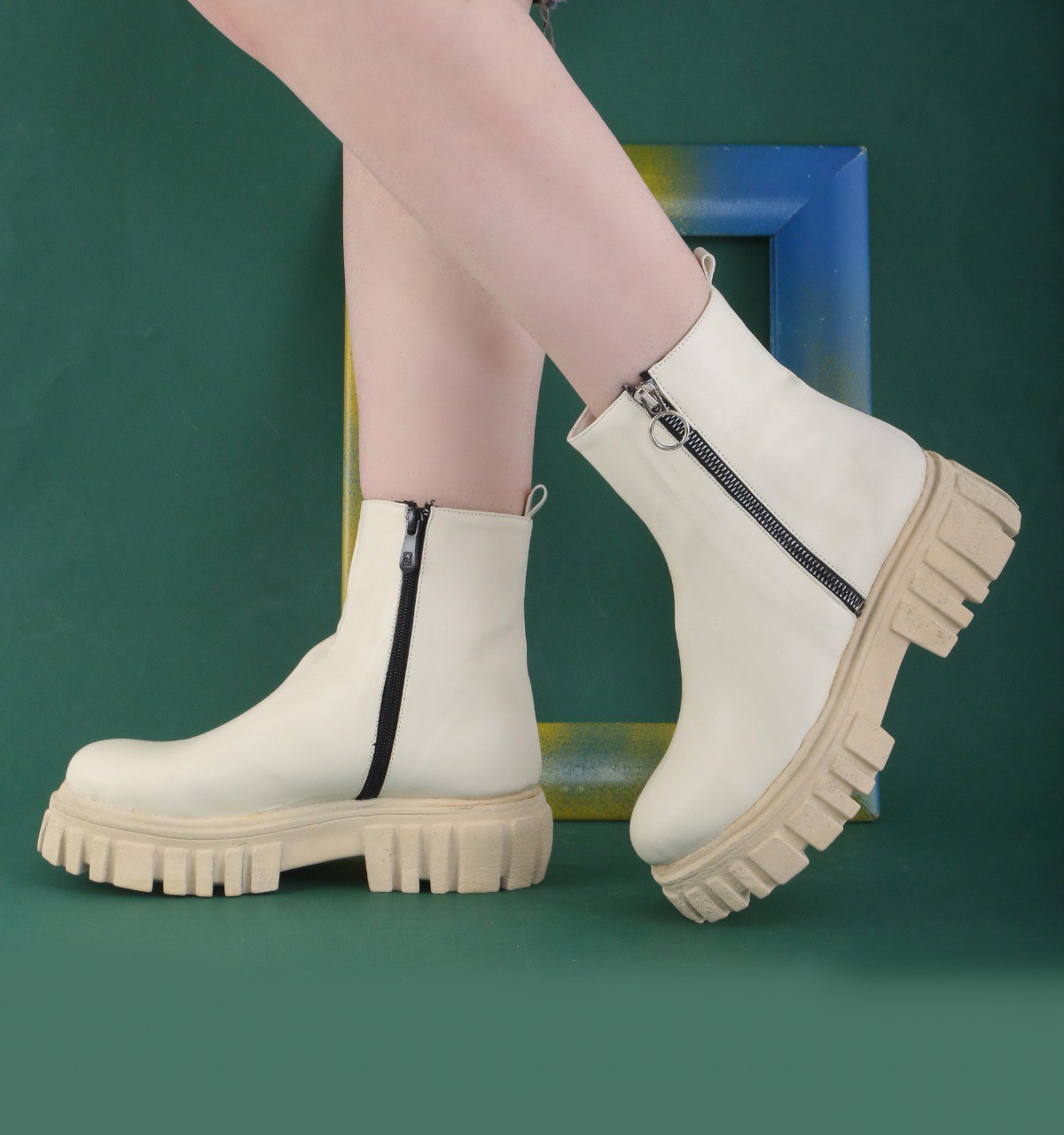 نیم بوت زیب دوطرفه کد 21132