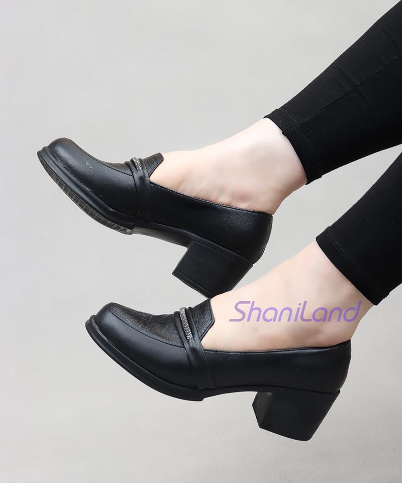 کفش کالجی نگین دار طبی کد 23523