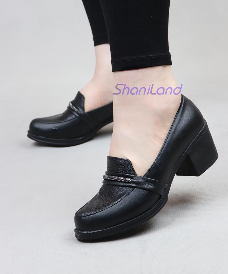 کفش کالجی نگین دار طبی کد 23523