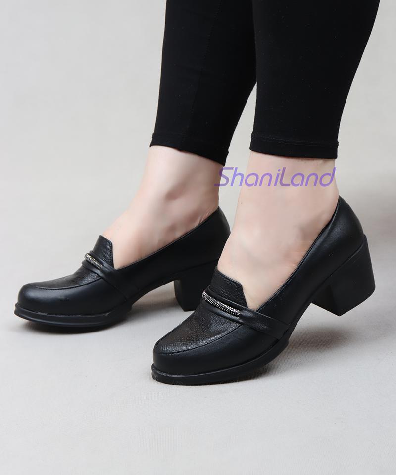 کفش کالجی نگین دار طبی کد 23523