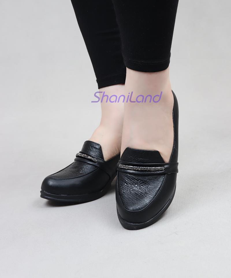 کفش کالجی نگین دار طبی کد 23523