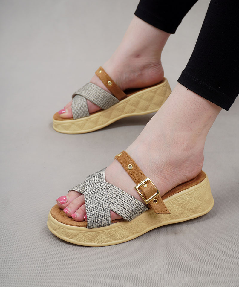 صندل مراکشی ضربدری لژدار کد R26552