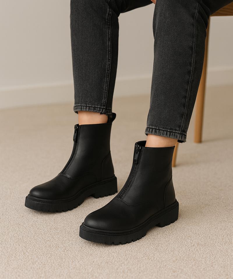 بوت جلو زیپ دخترانه کد 2163